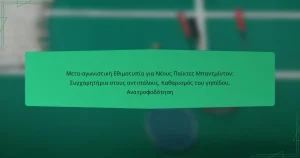 Μετα-αγωνιστική Εθιμοτυπία για Νέους Παίκτες Μπαντμίντον: Συγχαρητήρια στους αντιπάλους, Καθαρισμός του γηπέδου, Ανατροφοδότηση